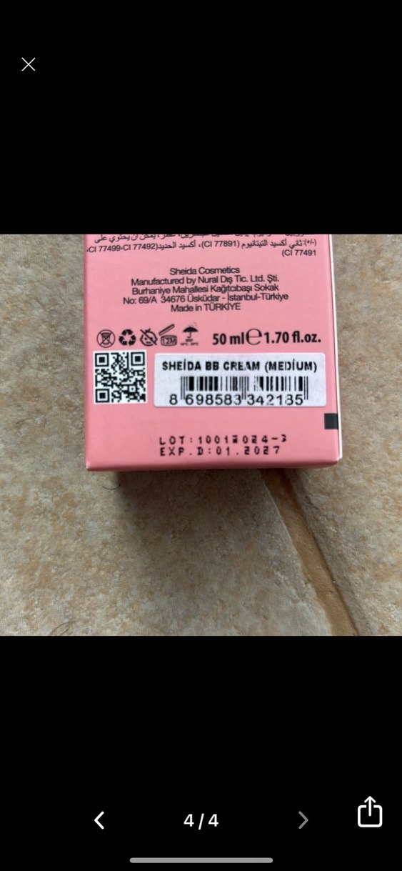 Sheida BB Krem SPF30+ Ten Rengi - Görsel 4