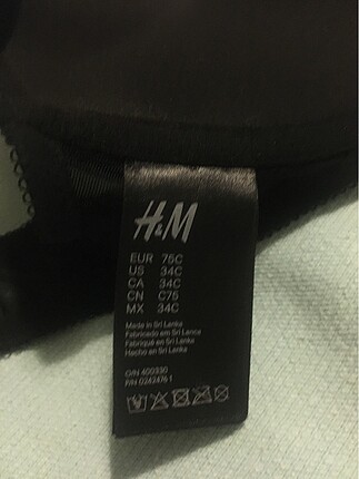 m Beden H&M Sutyen