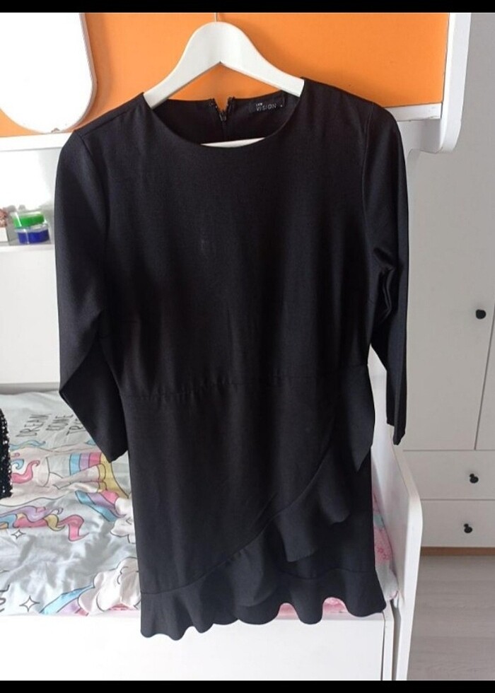 Siyah elbise - Görsel 4