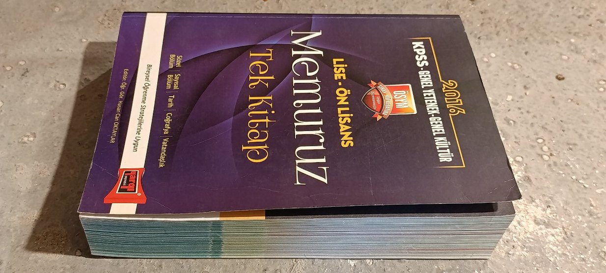 2016 KPSS Memuruz Tek Kitap Lise-Ön Lisans - Görsel 3