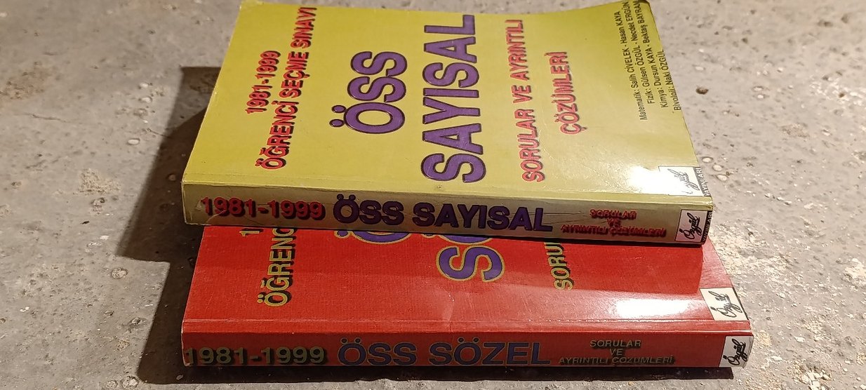 1981-1999 ÖSS Sayısal ve Sözel Soru Kitapları - Görsel 2
