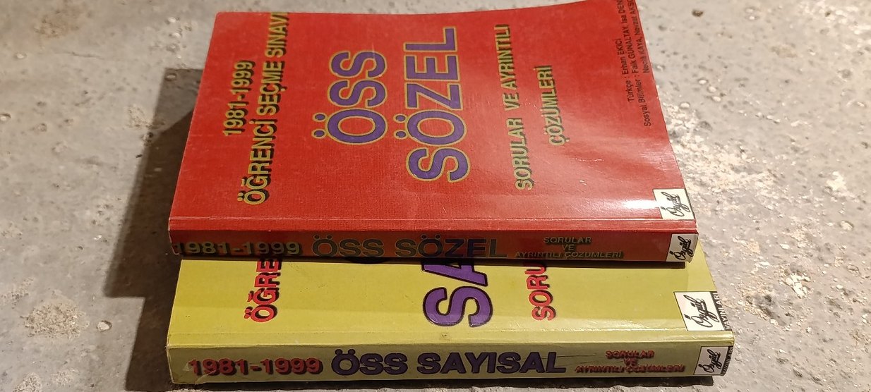 1981-1999 ÖSS Sayısal ve Sözel Soru Kitapları - Görsel 3