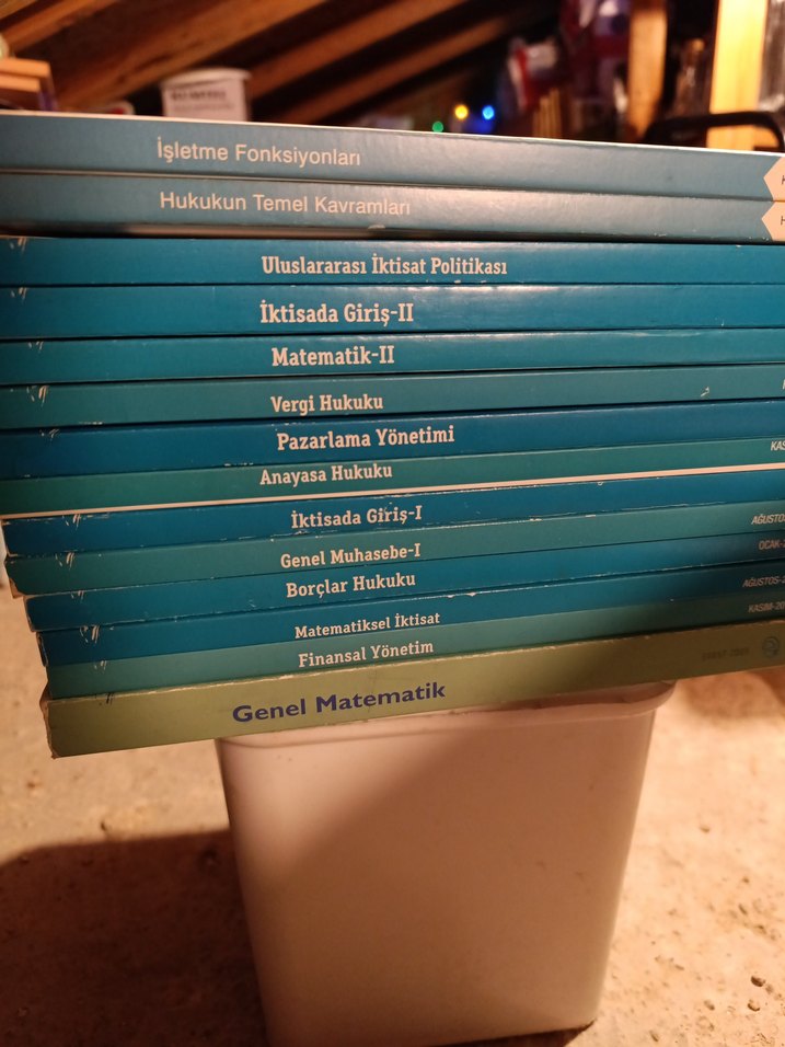 AÖF Sınav Hazırlık Kitapları Seti 14 adet - Görsel 2