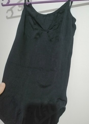 Siyah İnce Askılı Kadın Mayo korse - Görsel 2