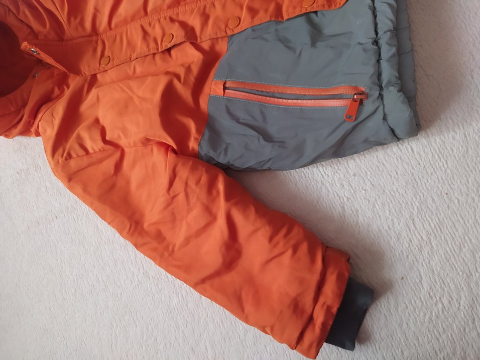 Gri Fermuarlı Erkek Çocuk Mont - Görsel 3