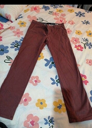 30 Beden bordo Renk Pantolon 