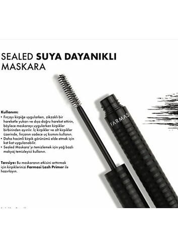 Sealed Suya Dayanıklı Maskara 9 ml