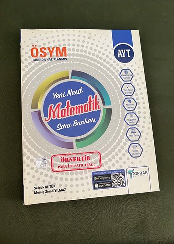 AYT toprak yayınları Matematik Soru Bankası