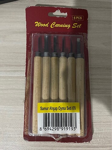 Linol ahşap oyma bıçağı seti