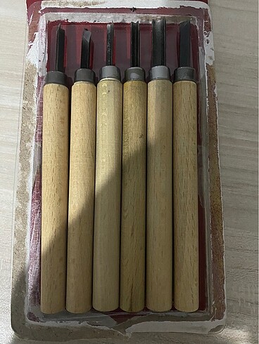  Linol ahşap oyma bıçağı seti