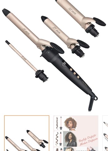 Beden Renk Shibo Wavy 4in1 Profesyonel Saç Maşası