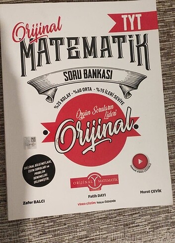 Orijinal Matematik TYT Soru Bankası 