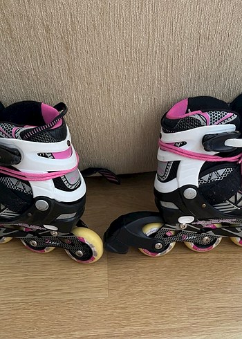 BUSSO Pembe Biker Kız Kaykay Seti - Görsel 4