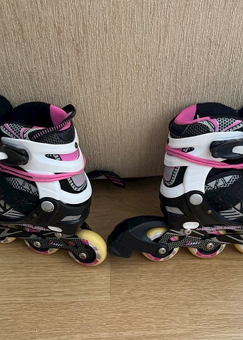 BUSSO Pembe Biker Kız Kaykay Seti - Görsel 5