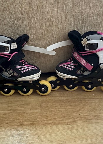 BUSSO Pembe Biker Kız Kaykay Seti - Görsel 9