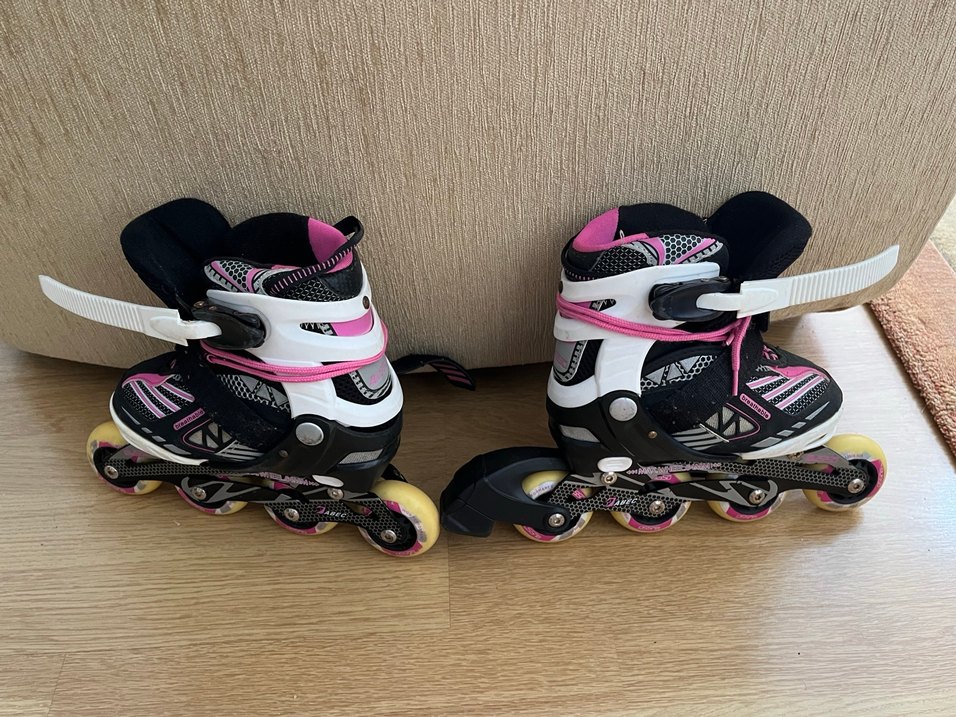 BUSSO Pembe Biker Kız Kaykay Seti - Görsel 4