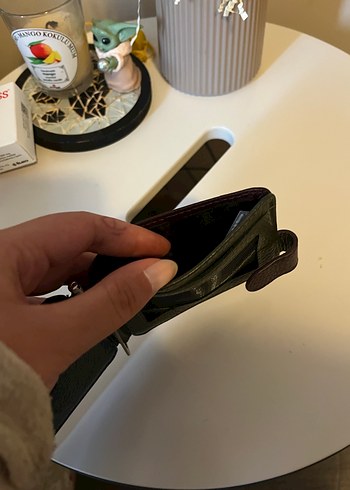 FABRİKA KOYU BORDO-YEŞİL UNİSEX CÜZDAN - Görsel 4