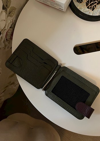 FABRİKA KOYU BORDO-YEŞİL UNİSEX CÜZDAN - Görsel 3