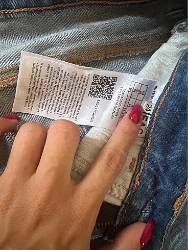 xs Beden mavi Renk Guess pantolon