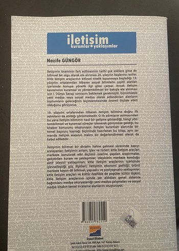 İletişim Kuramlar ve Yaklaşımlar - Nazife Güngör