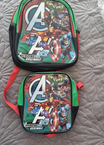  Çok Renkli Avengers Okul Çantası Seti