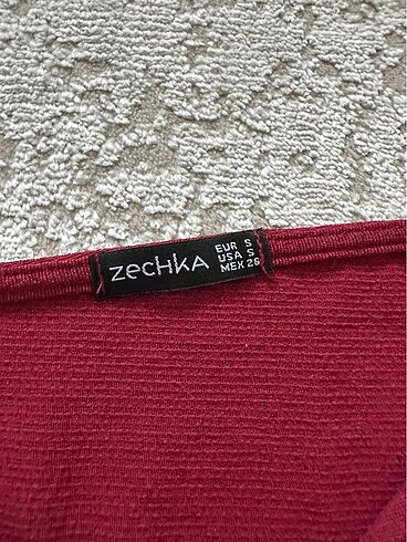 s Beden bordo Renk Zara bluz