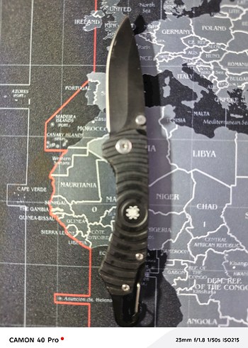 Siyah Katlanabilir Cep Bıçağı - Görsel 2