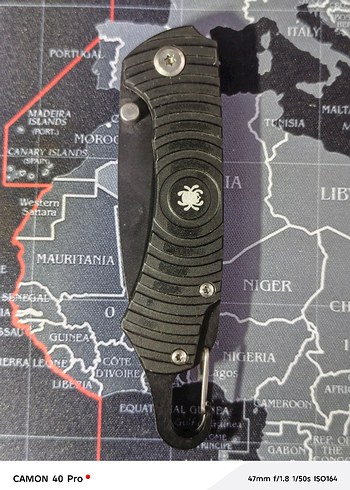 Siyah Katlanabilir Cep Bıçağı - Görsel 3