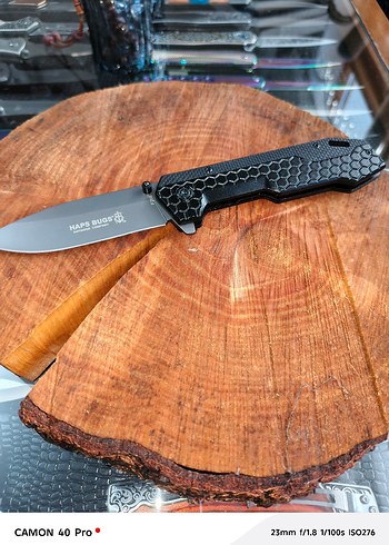 Kilitli Siyah Katlanır Kamp Bıçağı - Görsel 2