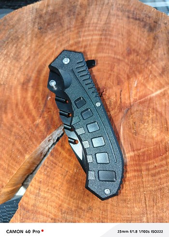 Siyah Katlanabilir Avcı Bıçağı - Görsel 3