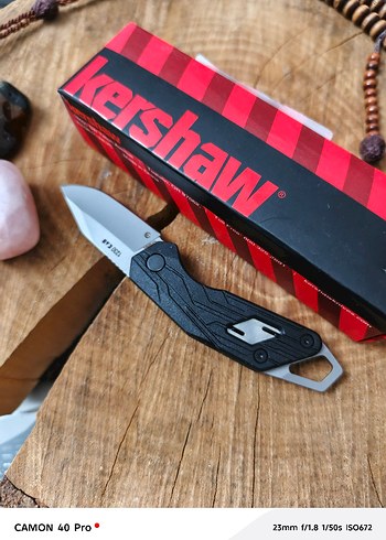 Kershaw Katlanır Siyah Cep Bıçağı - Görsel 2