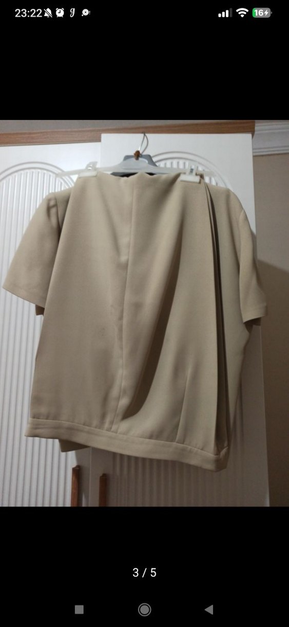 Nakışlı Bej Kadın  takım elbise - Görsel 3