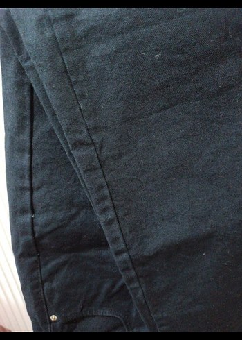 Siyah kadın Regular Fit Denim Pantolon - Görsel 3