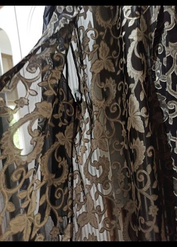 Siyah Desenli tül çok şık ceket - Görsel 2