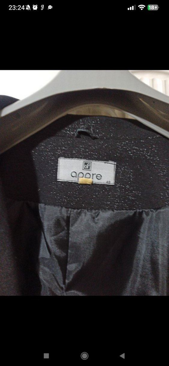 Siyah Nakışlı ve işlemeli Kadın Uzun Kollu Ceket ve etek takımı - Görsel 5