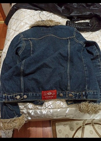 Kürk Detaylı Kadın Denim Ceket - Görsel 6