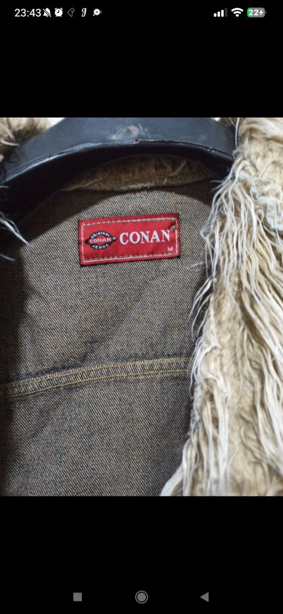 Kürk Detaylı Kadın Denim Ceket - Görsel 4