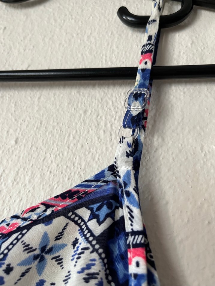 Bohem Çok Renkli Askılı Salaş Atlet - Görsel 3