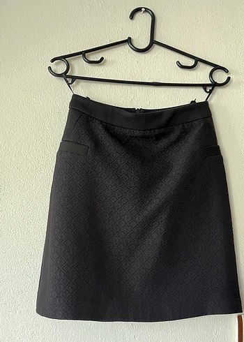 Siyah Basic Mini Etek