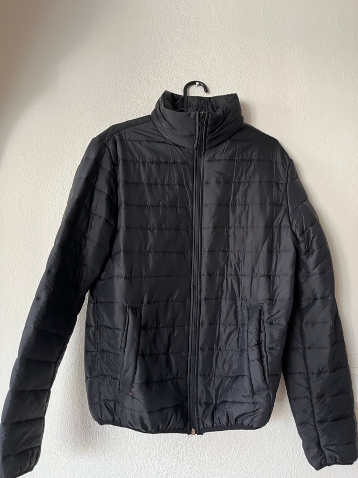 Kadın Siyah Fermuarlı Streetwear Mont - Görsel 2