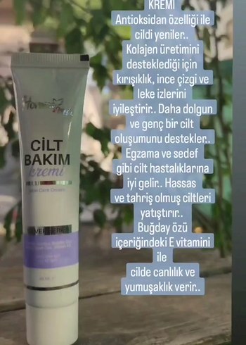 Homm bitkisel Cilt Bakım Kremi 40 ml - Görsel 2