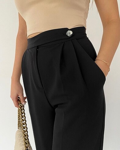 Diğer Siyah palazzo pantalon