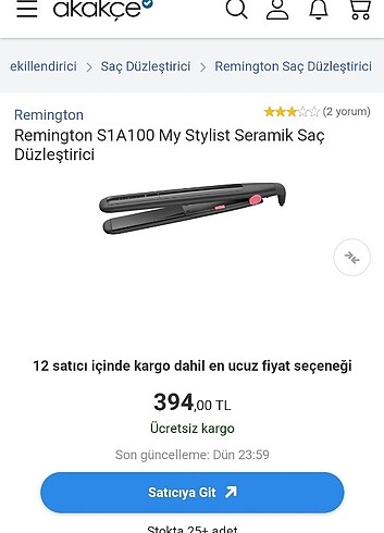 Saç düzleştirici Remington 