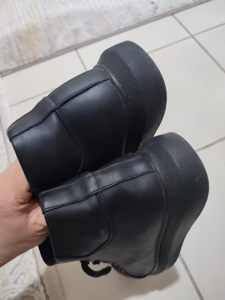 Siyah Erkek Lastik Botlar Tokalı chekich 43 no erkek bot - Görsel 4