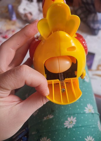 Sarı Renkli Müzikli Oyuncak yumurtlayan tavuk - Görsel 2