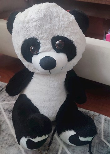 Renkli Peluş Panda Oyuncak - Görsel 4