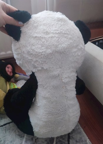 Renkli Peluş Panda Oyuncak - Görsel 2