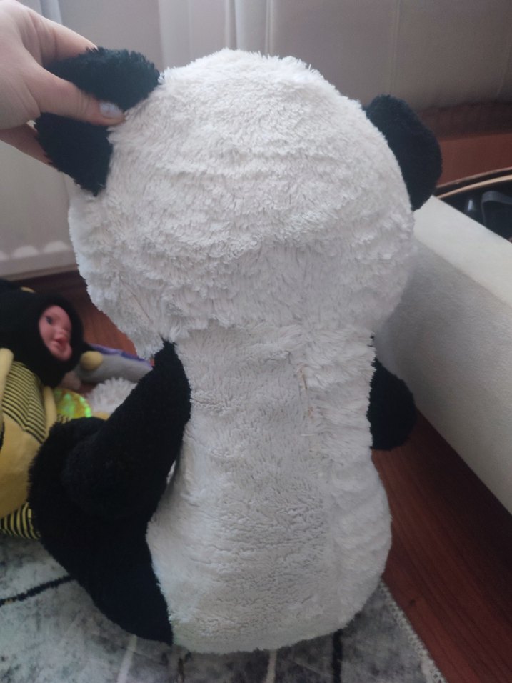 Renkli Peluş Panda Oyuncak - Görsel 2