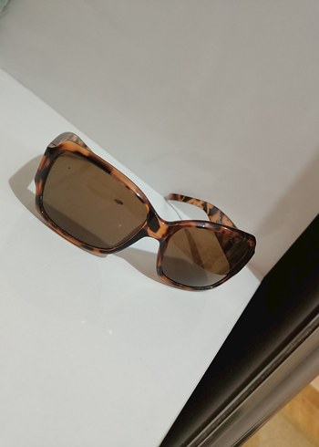 Kahverengi Kemer Detaylı leopar Kadın Güneş Gözlüğü - Görsel 3