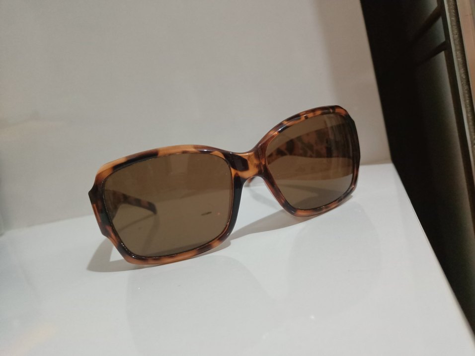 Kahverengi Kemer Detaylı leopar Kadın Güneş Gözlüğü - Görsel 4